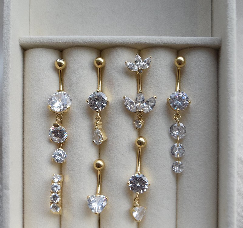 Navlepiercing smykker