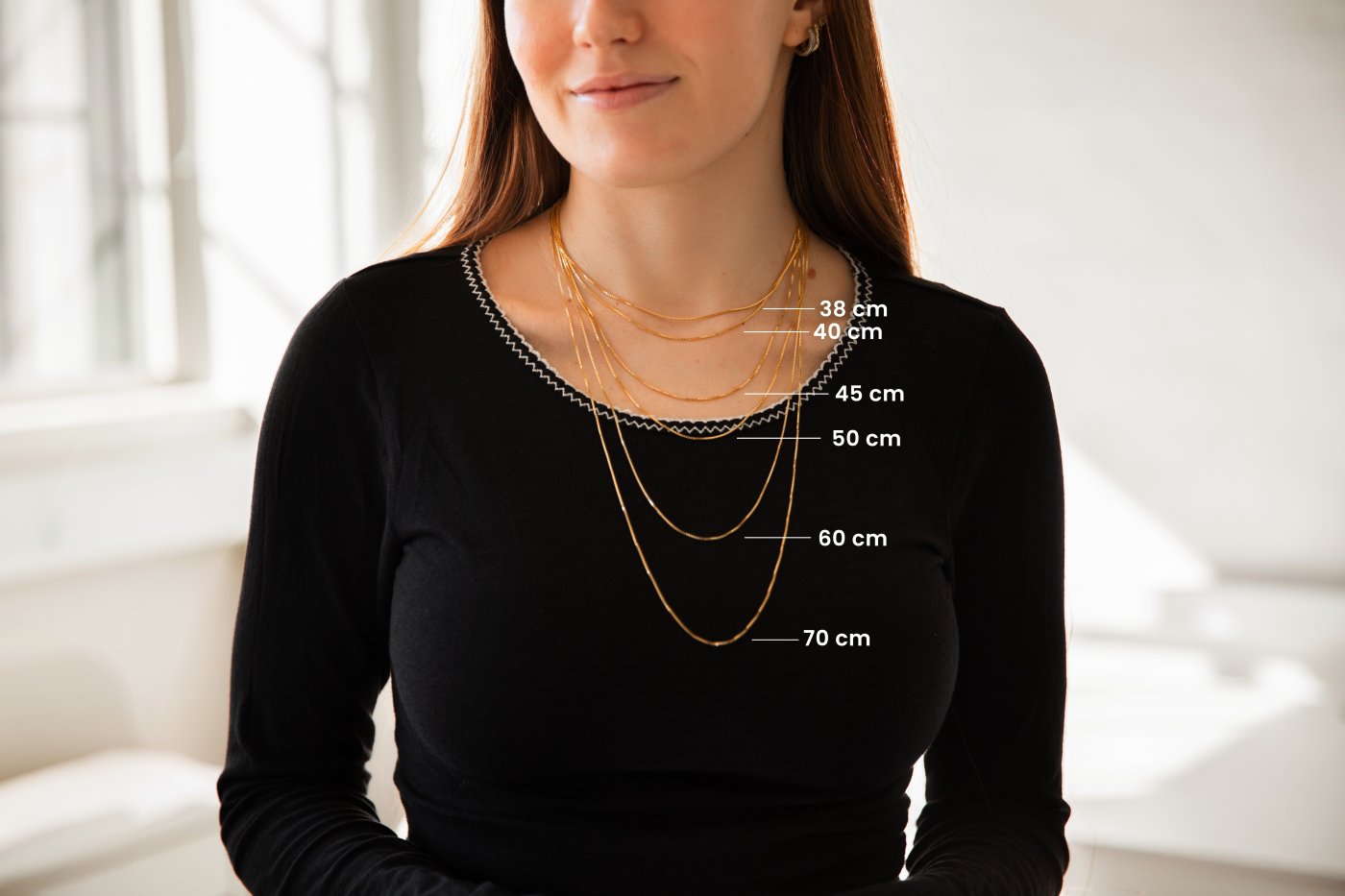 Oversikt over kjedelengder