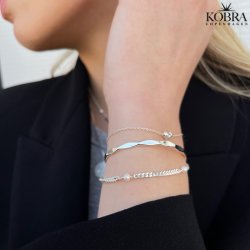 "Nikoline" bracelet in sterling silver