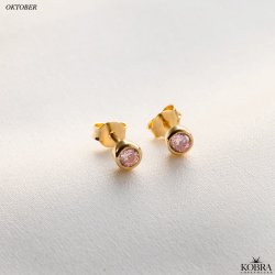 Birthstone reringe i guld - find din mned