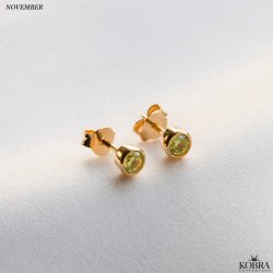 Birthstone reringe i guld - find din mned