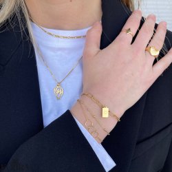 "Ellie" 18 carat gold plated bracelet