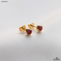 Birthstone reringe i guld - find din mned