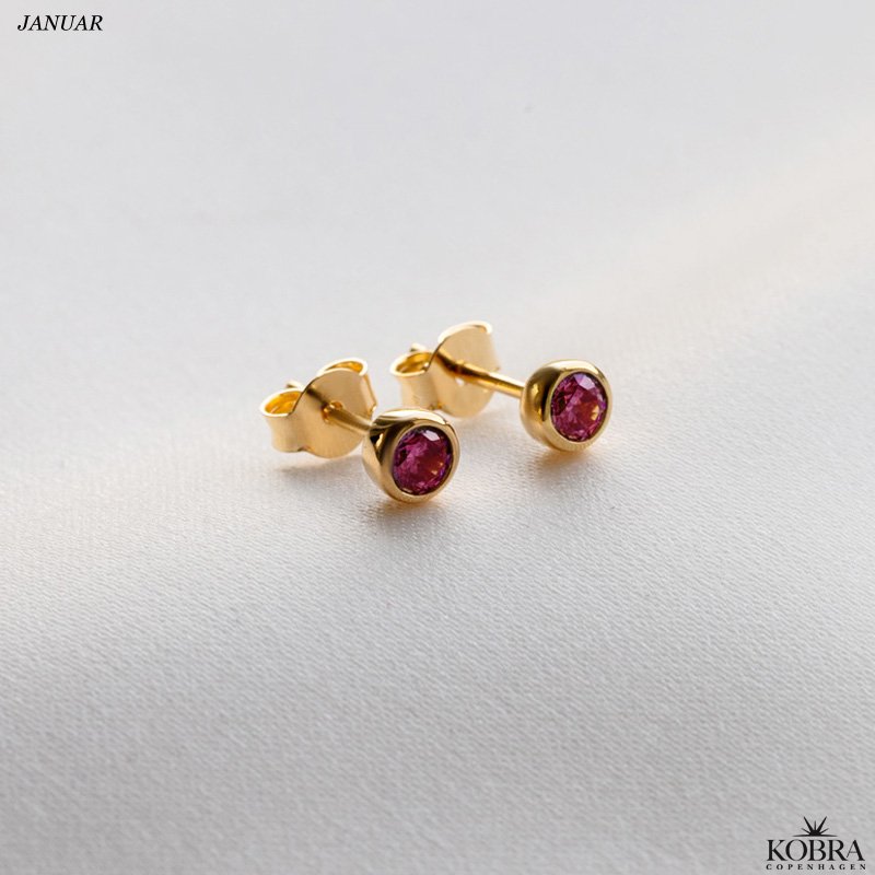 Birthstone reringe i guld - find din mned