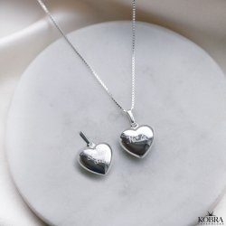 "Liva" silver necklace with personal engraving