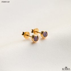 Birthstone reringe i guld - find din mned