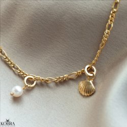 "California" gold necklace with your charms