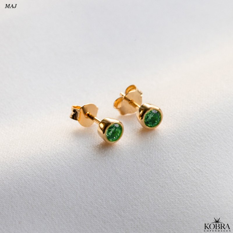 Birthstone reringe i guld - find din mned