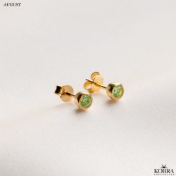 Birthstone reringe i guld - find din mned