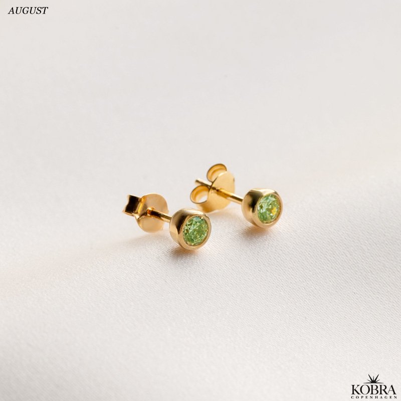 Birthstone reringe i guld - find din mned