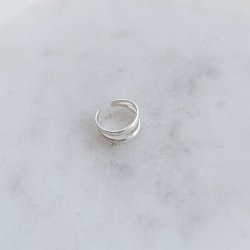 "Amber" earcuff i sterlings�lv.