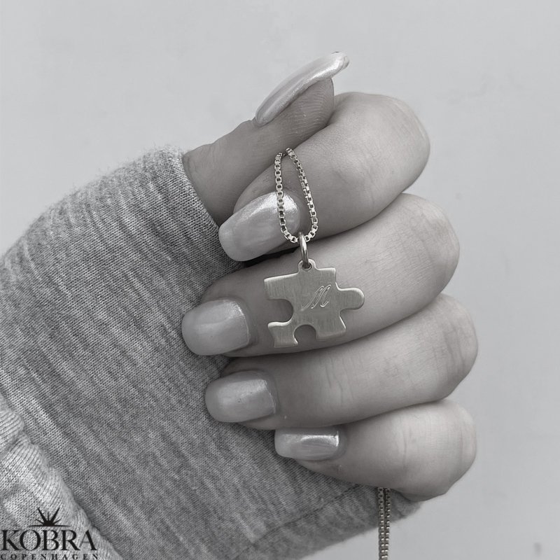 "BFF" 1 stk. puzzle i sterling slv