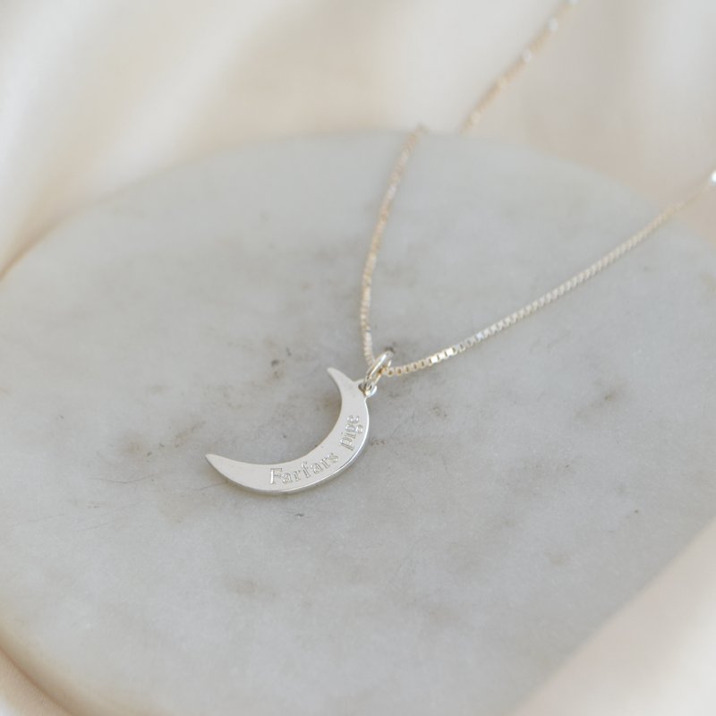 Konfirmationssmykke - m�ne med gravering