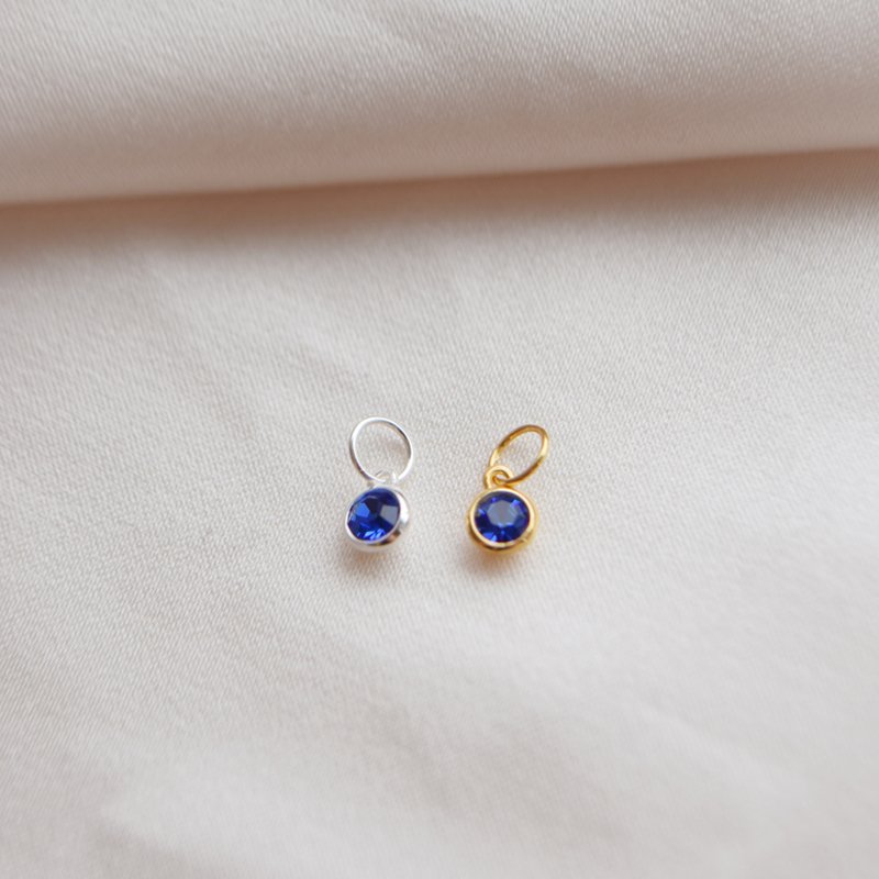 "Color Pop Charm" sterling Silver or 18k Gold Plated