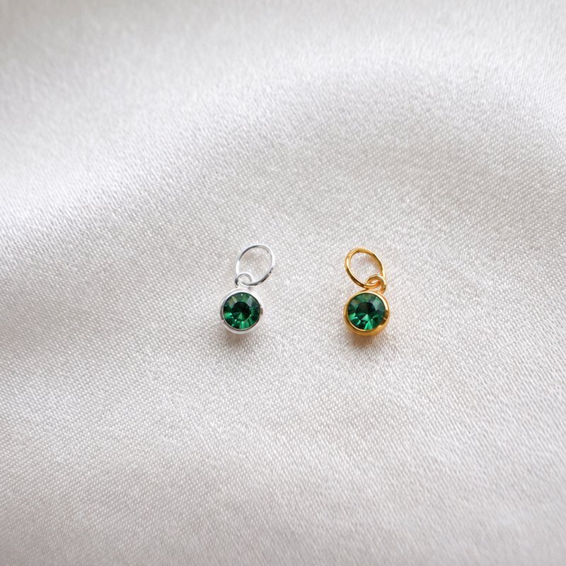 "Color Pop Charm" sterling Silver or 18k Gold Plated