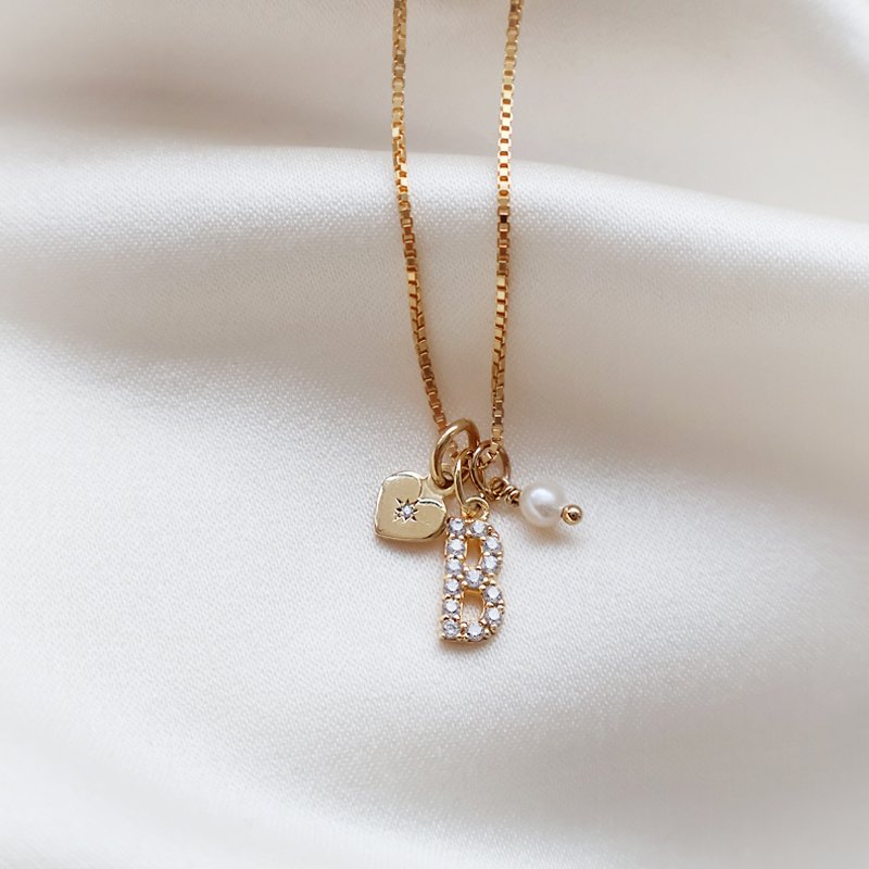 S�tvattensp�rla - charm, guldpl�terad 4 mm