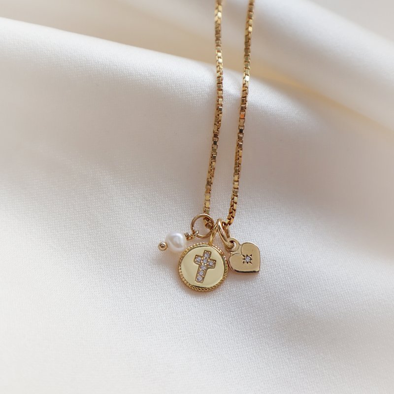 S�tvattensp�rla - charm, guldpl�terad 4 mm
