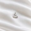 Charm - small silver graduation cap