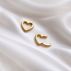 "Open My Heart" charm in gold which can be opened