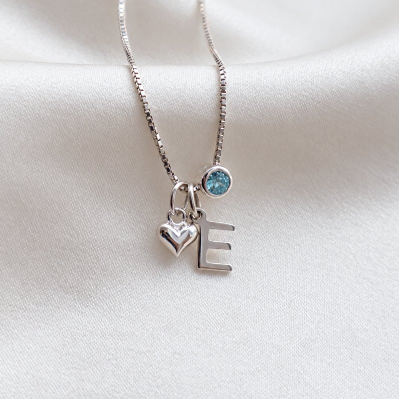 Small handmade letter in silver