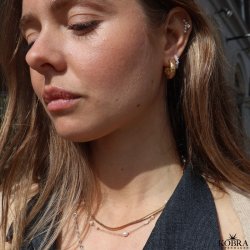 "Reece" 4 mm necklace in gold plated