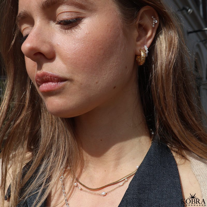 "Reece" 4 mm necklace in gold plated