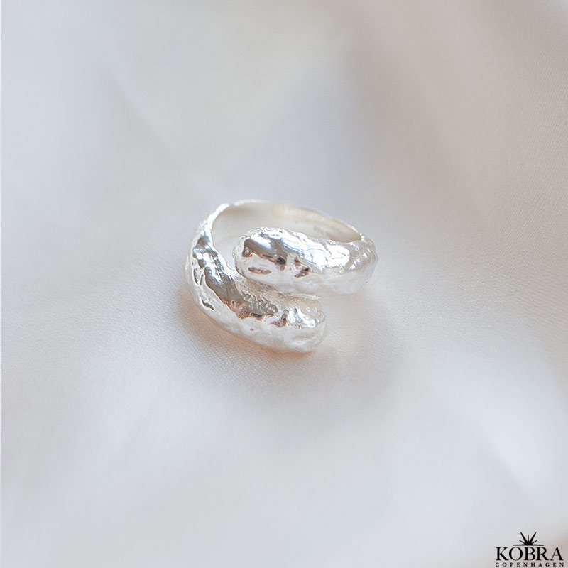 "Belli" chunky hammerslet slvring