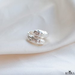 "Belli" chunky hammerslet slvring