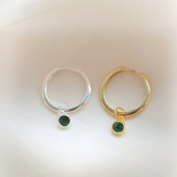 "Color Pop Charm" sterling Silver or 18k Gold Plated