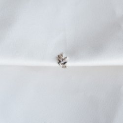 "Bloom" Silver earcuff with leaf