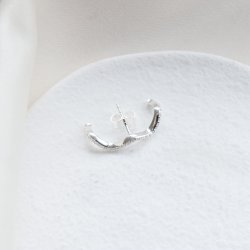 "Lake" s�lv ear climber med zirkonia sten