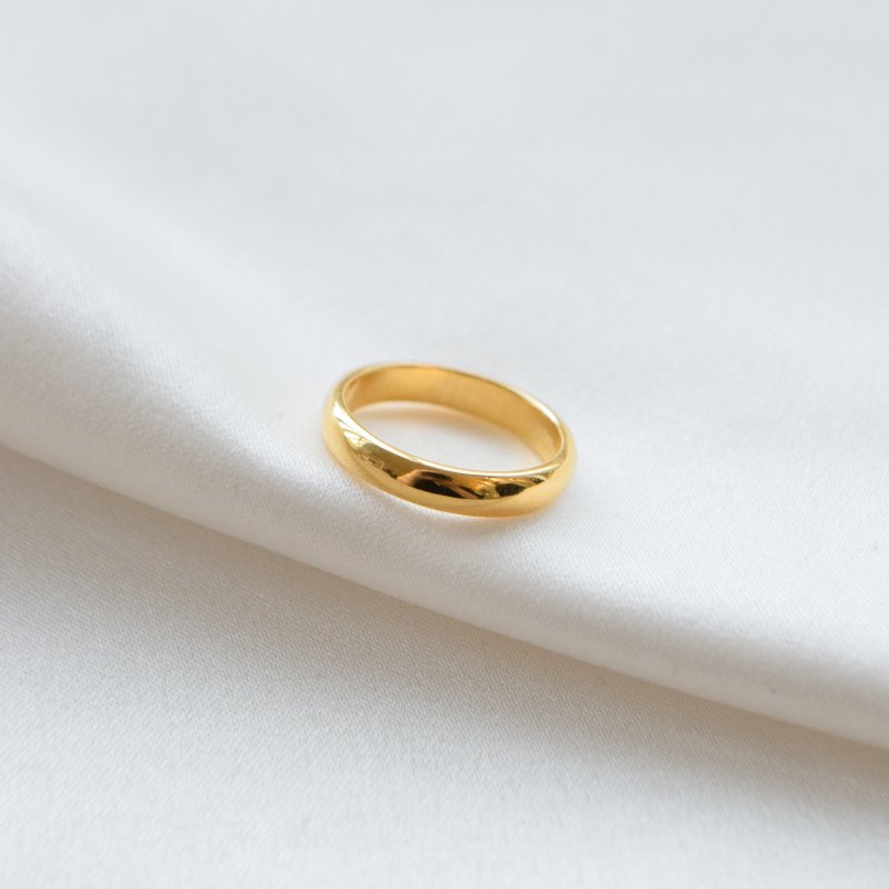 "Simple" enkel guld ring