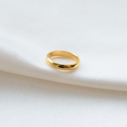 "Simple" enkel guld ring