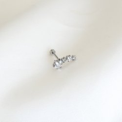 "Astra" piercing med stjerner (1 stk.)