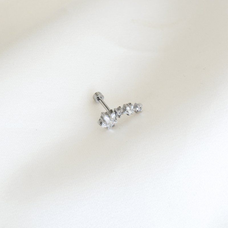 "Astra" piercing med stjerner (1 stk.)