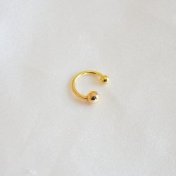 "Jay" gold-plated ear cuff 