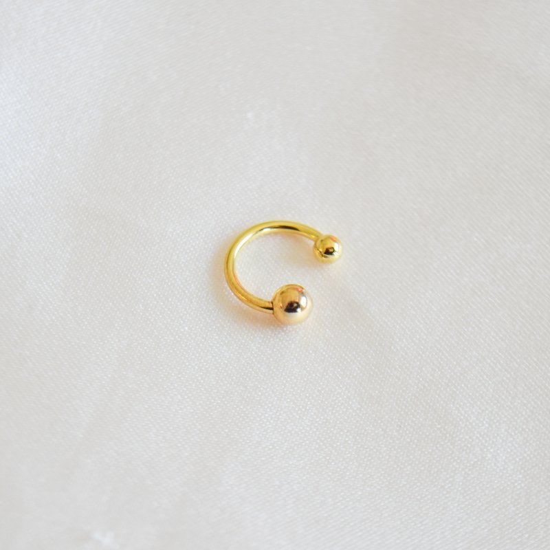 "Jay" gold-plated ear cuff 