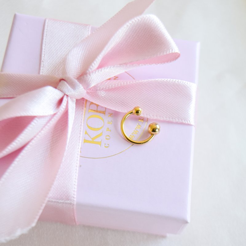 "Jay" gold-plated ear cuff 