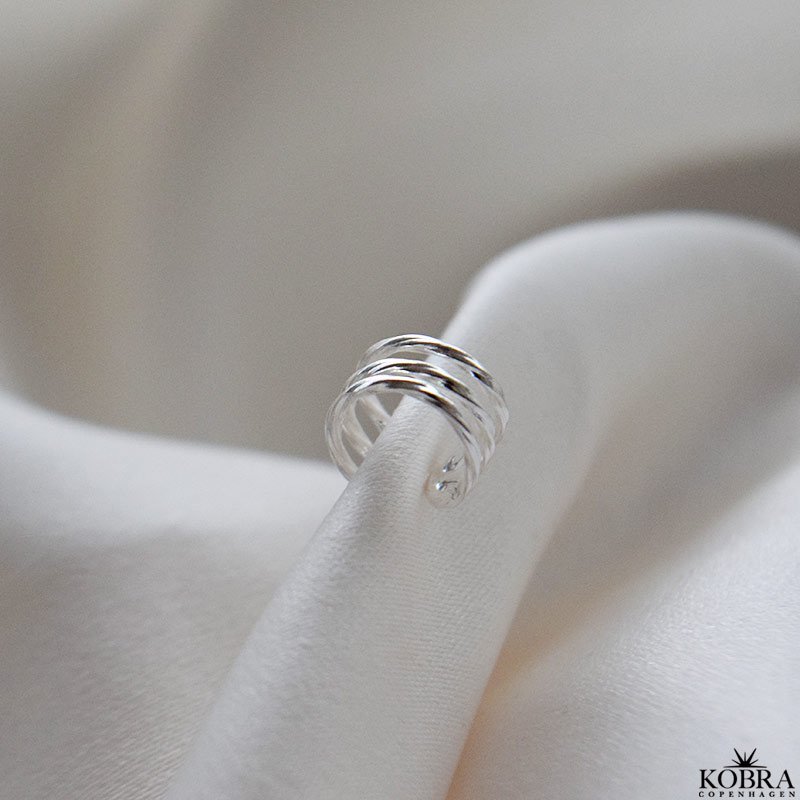 "Harris" Earcuff i sterling slv  minimalistisk design