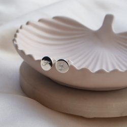 "Eternity" Sm� s�lv �restikker med plade