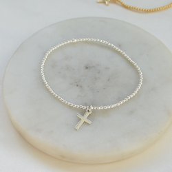 "Free" klassisk s�lvkorsarmb�nd