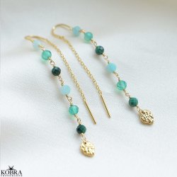 "September" 18 karat forgyldte smukke perle reringe