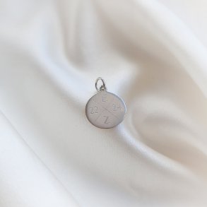 Ekstra ID tag / amulet (15 mm)