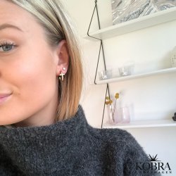 "Tulip" sm guld restikker i forskellige farver