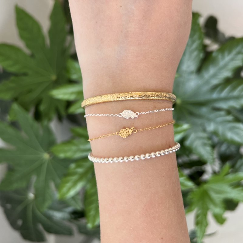 "Electric" 18 karat forgyldt armbnd / armlet