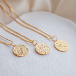 "Starstruck" 18k Gold Plated Zodiac Necklace