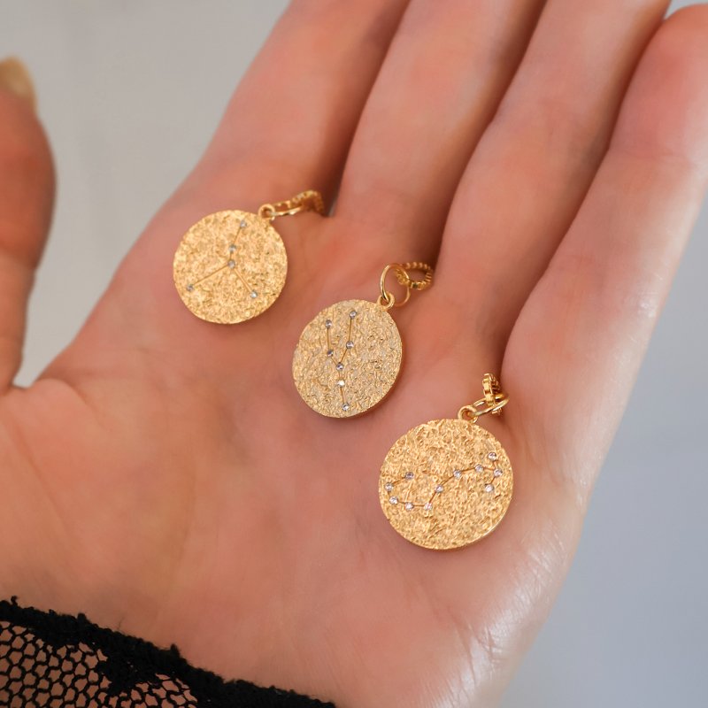 "Starstruck" 18k Gold Plated Zodiac Necklace