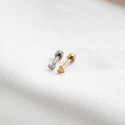 "Crushing" mini hjerte piercing