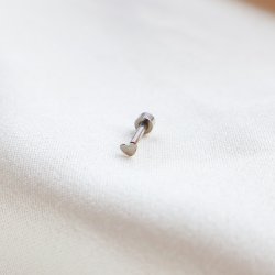 "Crushing" mini hjerte piercing