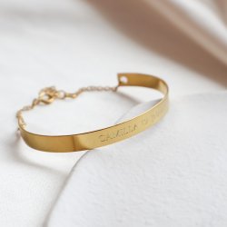 "Love Notes" Silverarmband med Personlig Gravyr